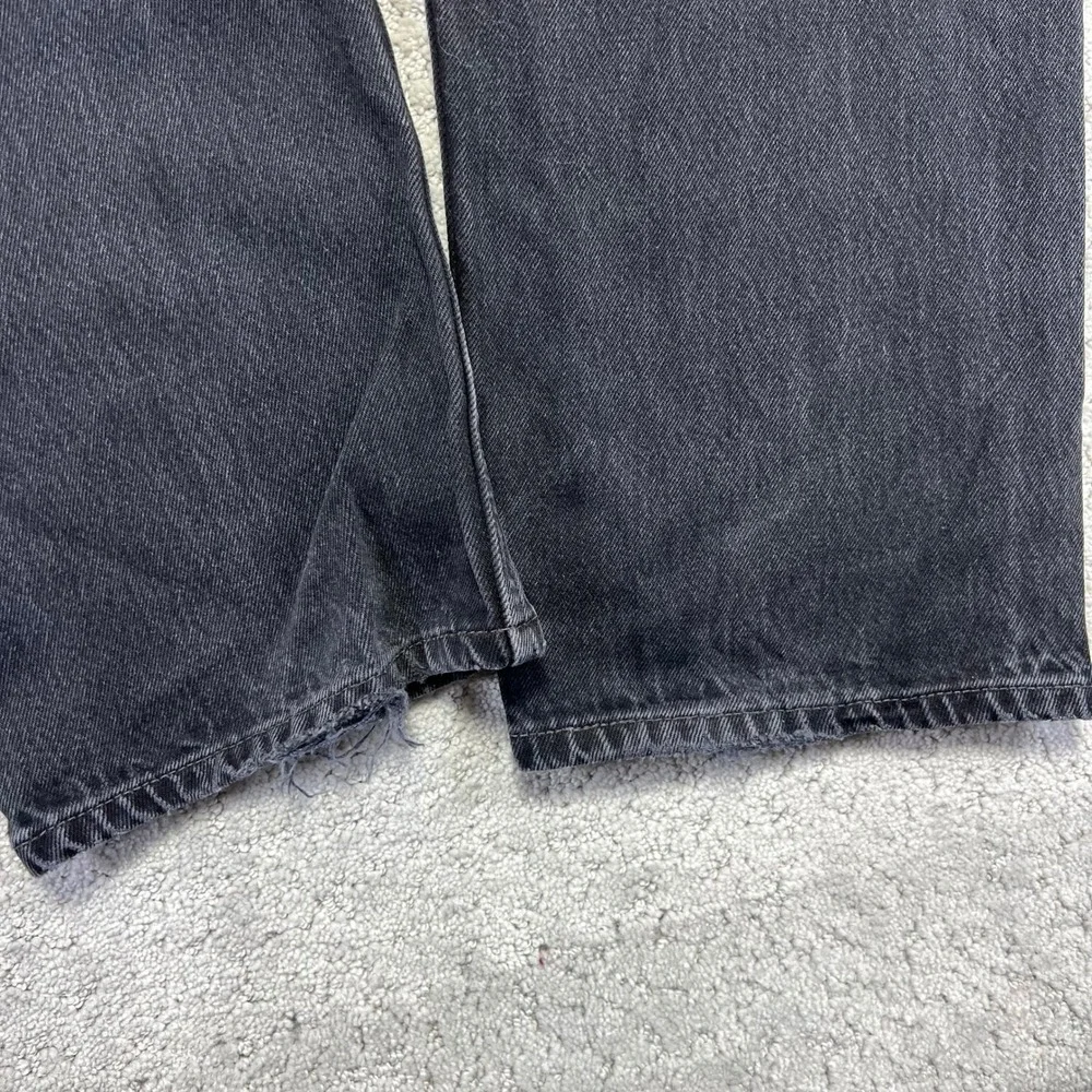 VINTAGE 90 Levis 501 Jeans 38x32 Black Straight Leg Button Fly 36x30 Act. Mexico